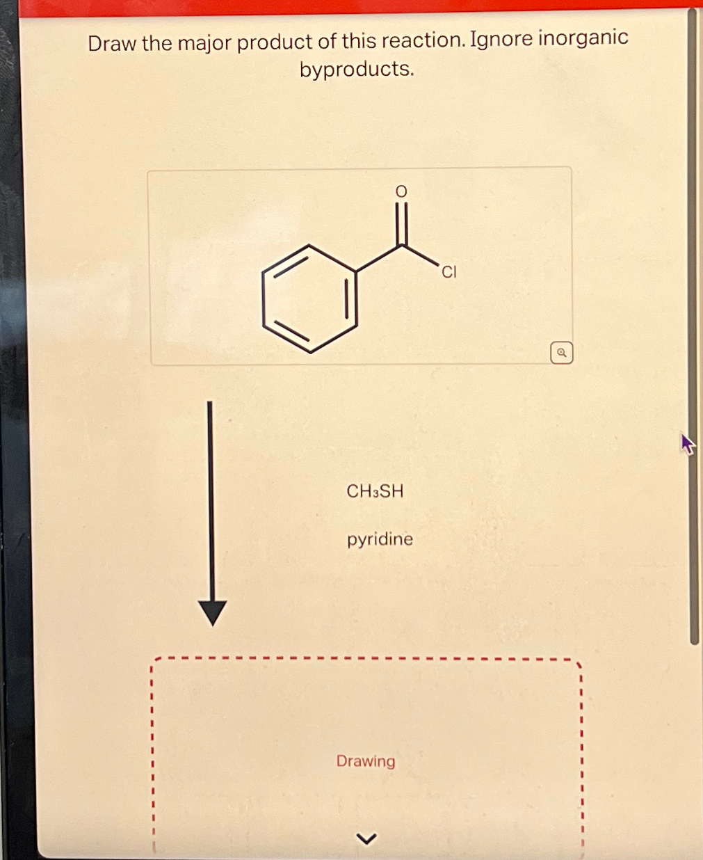 Solved Draw the major product of this reaction. Ignore | Chegg.com
