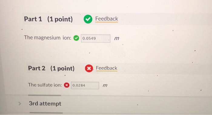 Solved 05 Question (2 points) See page 497 The following | Chegg.com