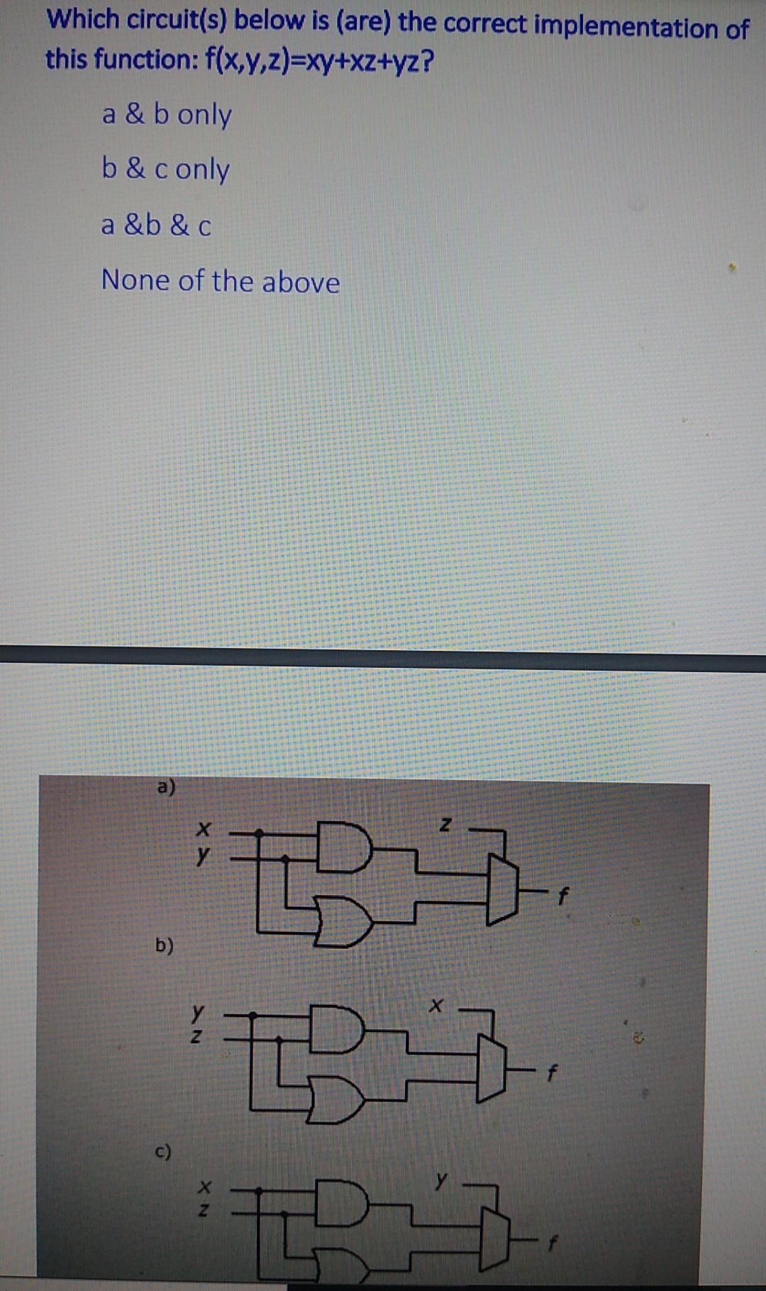 Solved Which circuit(s) below is (are) the correct | Chegg.com