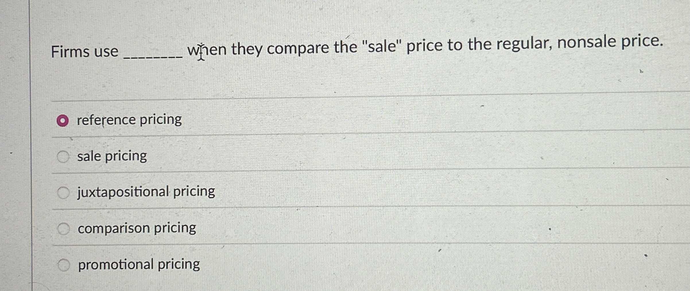Solved Firms usewhen they compare the 