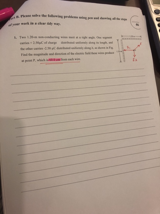 Solved Please Solve The Following Problems Using Pen And | Chegg.com