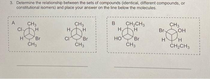 Solved 3. Determine the relationship between the sets of | Chegg.com