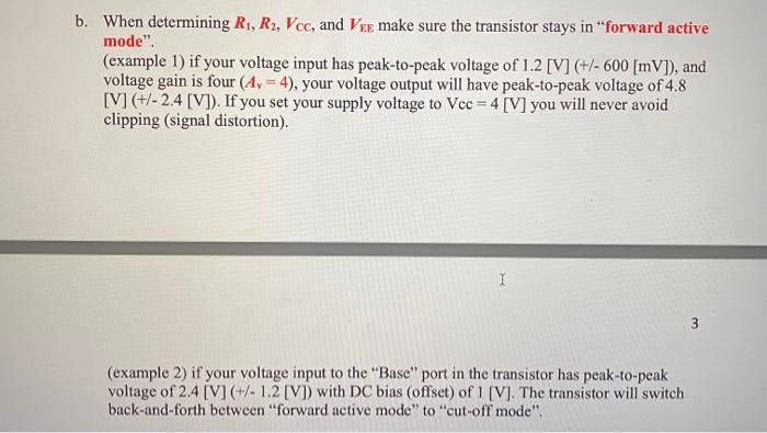 Solved QV V cc o V cc ERI R1 ER R3 V out ha Q R2 R4 OVEE VEE | Chegg.com