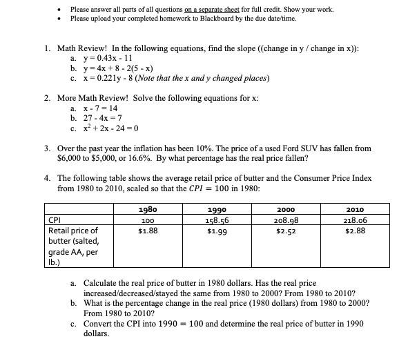 Solved - Please answer all parts of all questions on a | Chegg.com