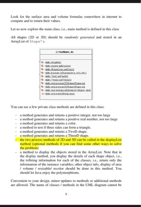 Please give me the full code in Java programming | Chegg.com