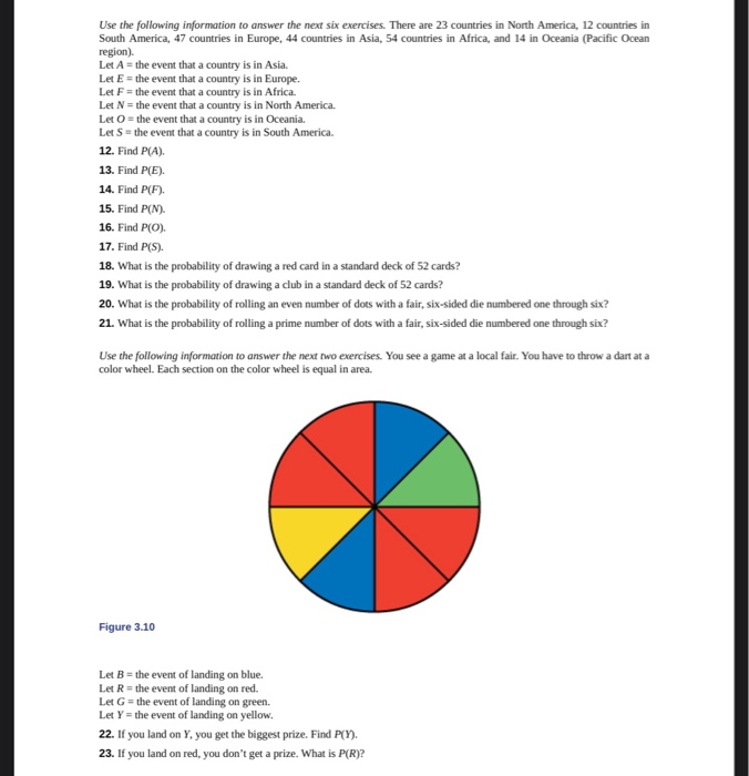 Solved Use the following information to answer the next six