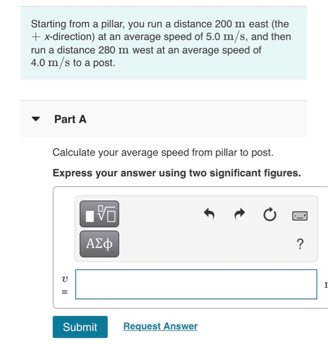 Starting From A Pillar You Run A Distance 200 M East Chegg 