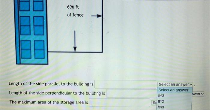 Solved A rectangular storage area is to be constructed along | Chegg.com