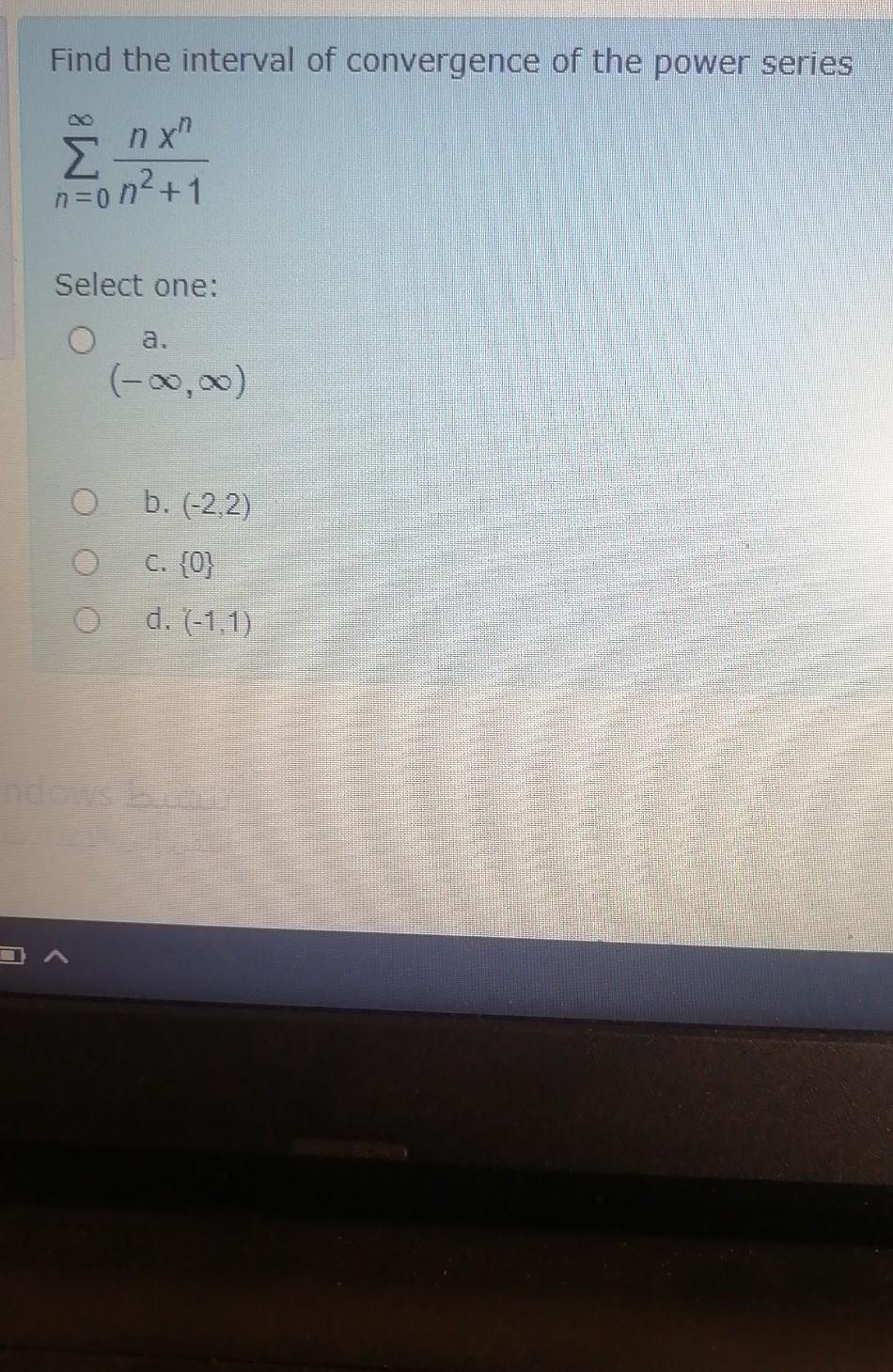 Solved Find The Interval Of Convergence Of The Power Seri Chegg Com