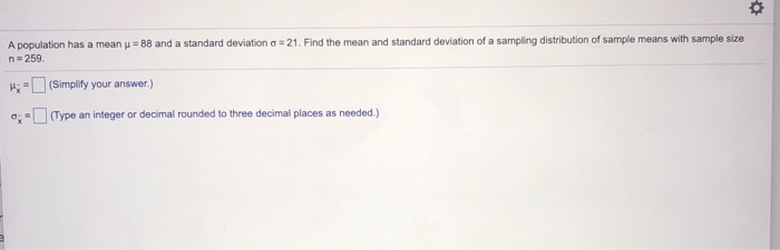Solved = 21. Find the mean and standard deviation of a | Chegg.com
