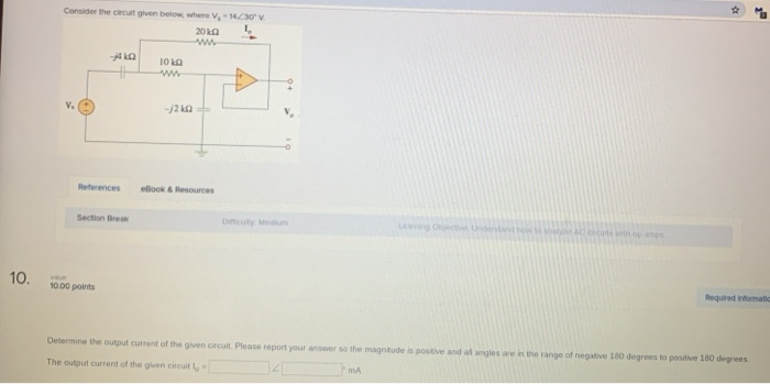 Solved Consider the circuit given below. wherev - 11/30 2010 | Chegg.com