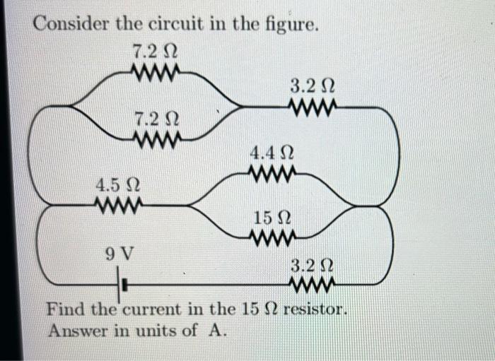 Solved Consider the circuit in the figure. Answer in units | Chegg.com
