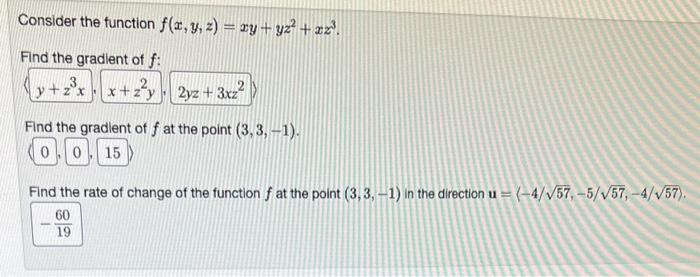 Solved Consider The Function F X Y 2x2−3y2 Find The The