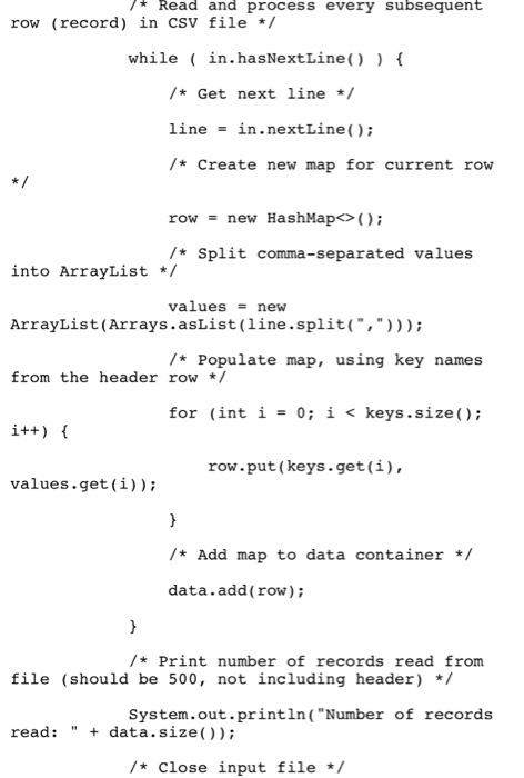 Solved LANUOD Skeleton.java lab03b input.csv We have | Chegg.com