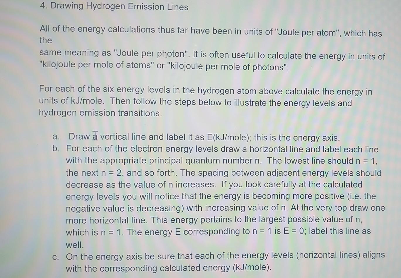 solved-1-calculated-energy-levels-of-hydrogen-atom-chegg