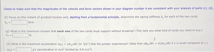 Solved Design A "bungee Jump" Apparatus For Adults. A Bungee | Chegg.com