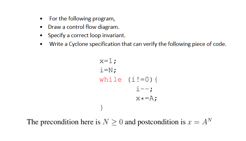 Solved - ﻿For the following program,- ﻿Draw a control flow | Chegg.com