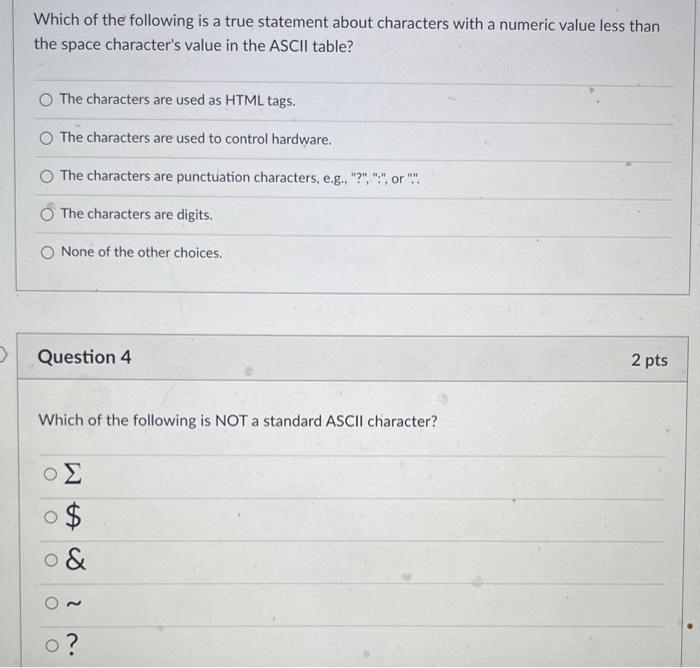 Solved Which of the following is a true statement about | Chegg.com