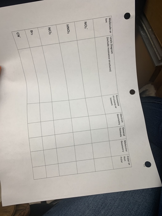 Solved Lab Exercise: Complete the Lewis dot structures for | Chegg.com