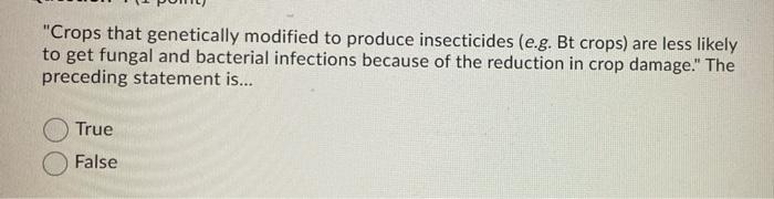 Solved "In Addition To Roundup/glyphosate, Plants Have Been | Chegg.com