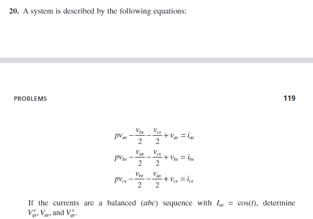 Solved A system is described by the following | Chegg.com