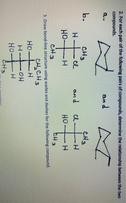 Solved 2. For each pair of the following pairs of compounds, | Chegg.com