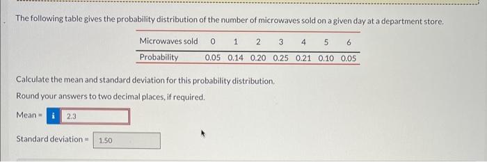 Solved The following table gives the probability | Chegg.com