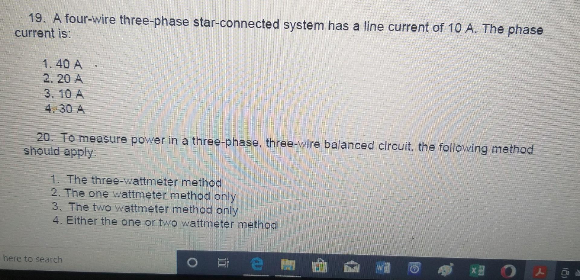 Solved 19. A four-wire three-phase star-connected system has | Chegg.com