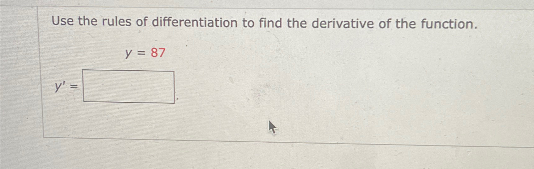 Solved Use the rules of differentiation to find the | Chegg.com
