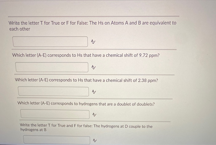 Solved Write The Letter T For True Or F For False The Hs Chegg Com