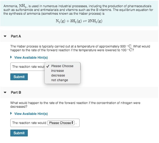 Solved To learn how temperature, concentration, and | Chegg.com