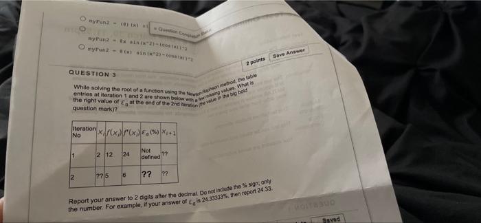 Solved QUESTION 2 2 points Save Answer to define the | Chegg.com