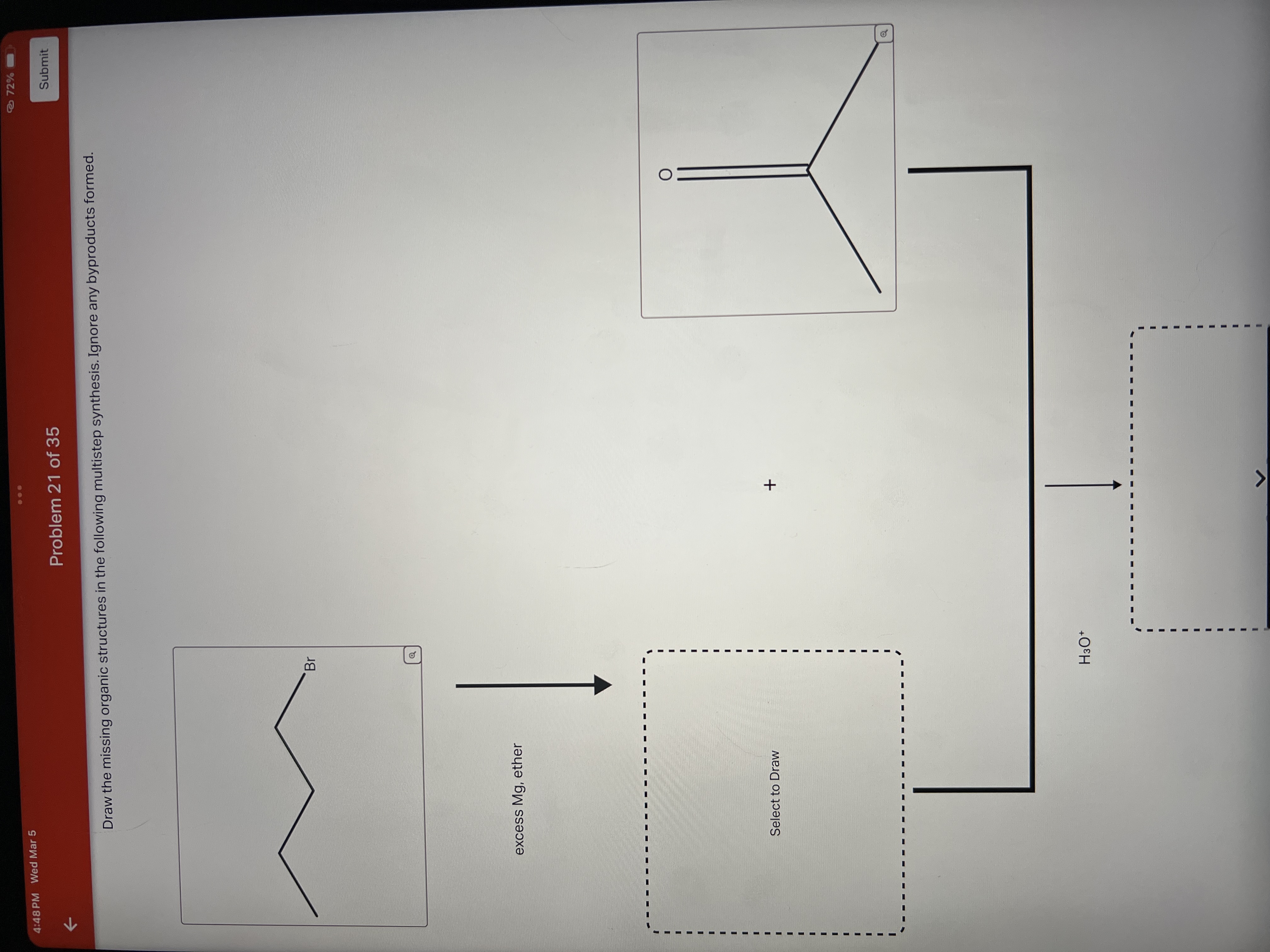 Solved Draw the missing organic structures in the following | Chegg.com