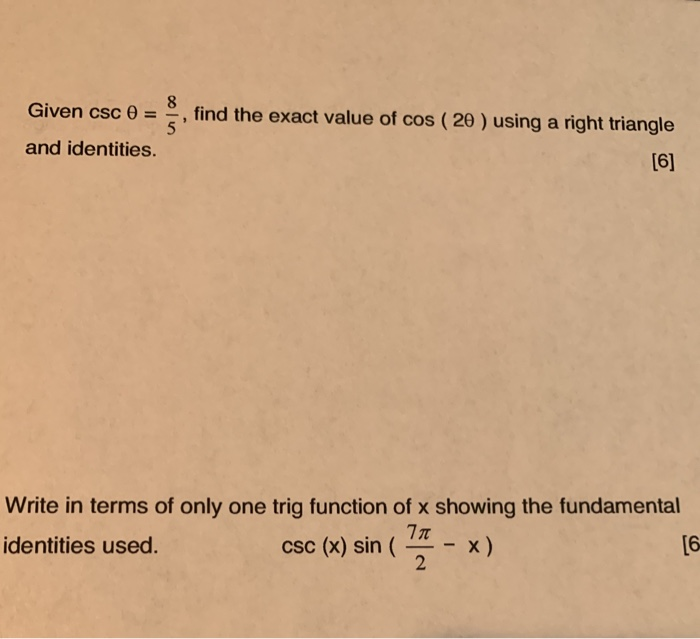 solved-given-csc-0-find-the-exact-value-of-cos-20-chegg