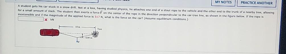 Solved MY NOTES PRACTICE ANOTHER A student gets his car | Chegg.com