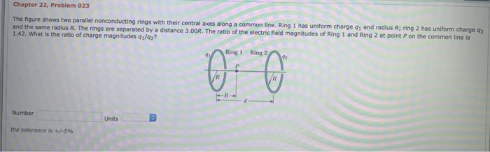 Solved Chapter 22, Problem 023 The figure shows two parallel | Chegg.com