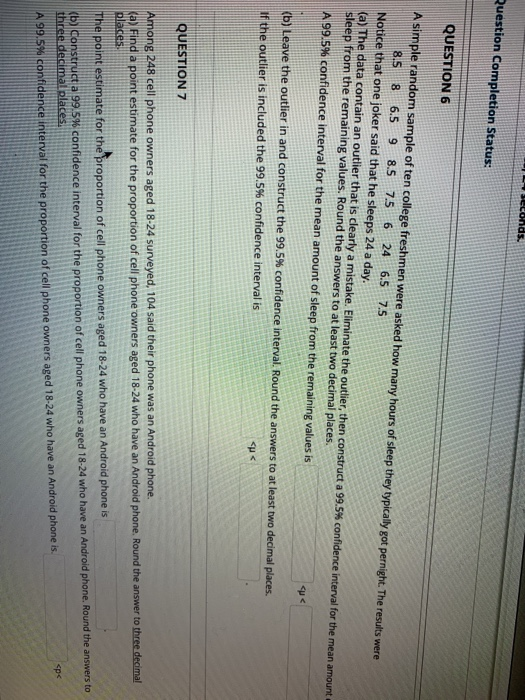 Solved Question Completion Status: QUESTION 6 A simple | Chegg.com