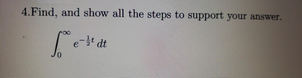 Solved 4.Find, and show all the steps to support your | Chegg.com