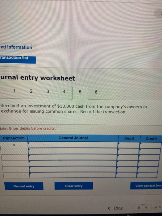 Solved Required information E2-10 Analyzing Accounting | Chegg.com