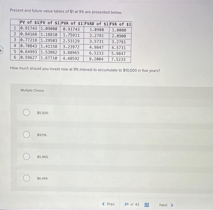 solved-present-and-future-value-tables-of-1-at-9-are-chegg