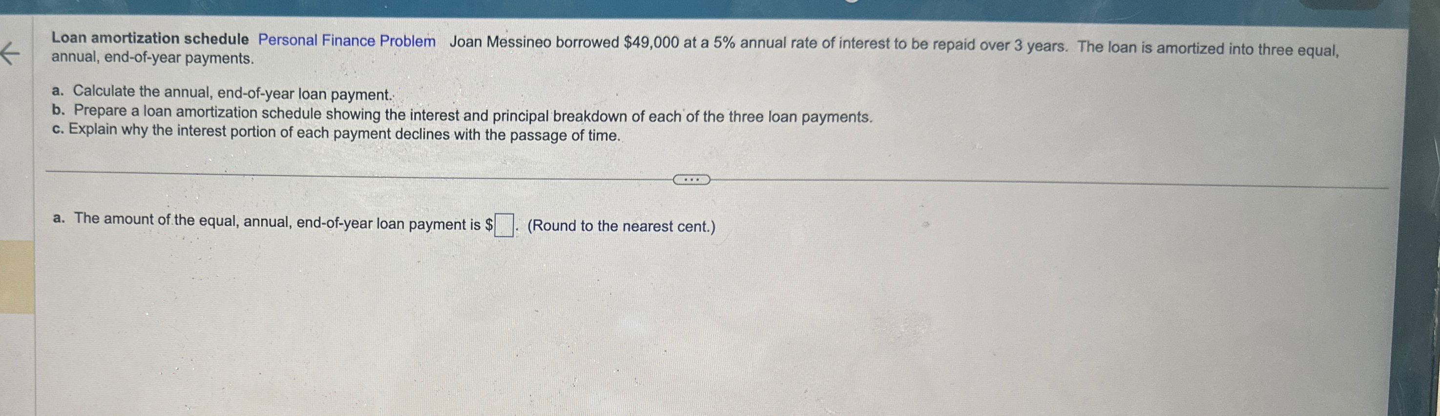 Amortization Calculator visual data 8