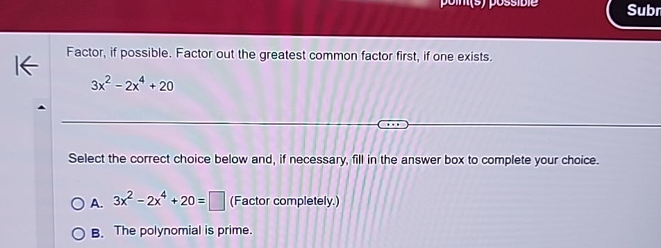 solved-factor-if-possible-factor-out-the-greatest-common-chegg