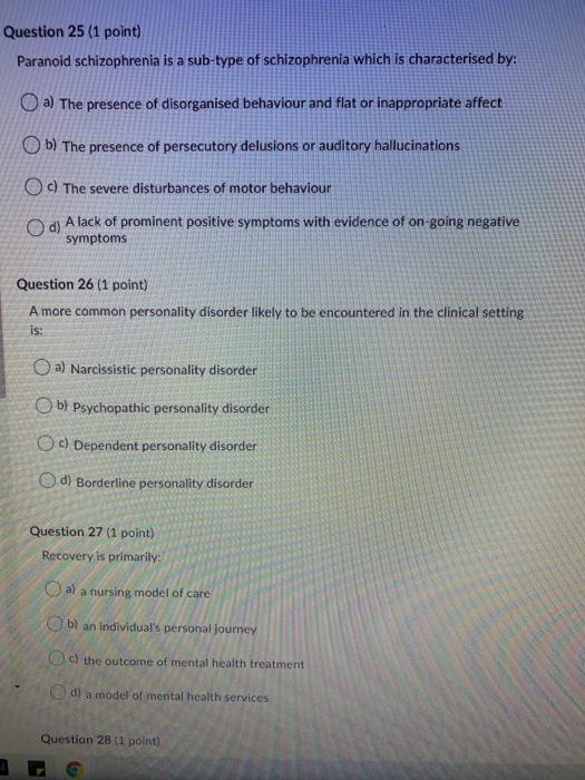 Solved Question 21 1 Point Saved Palpitations Sweati Chegg Com