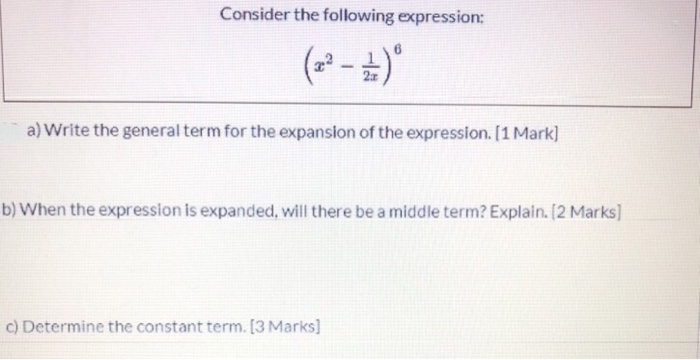 Solved Consider the following expression: (32-1) a) Write | Chegg.com