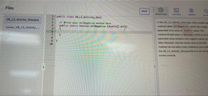 Solved can someone please help me with this coding activity? | Chegg.com