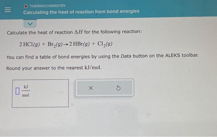 Solved Calculate The Heat Of Reaction ΔH For The Following | Chegg.com