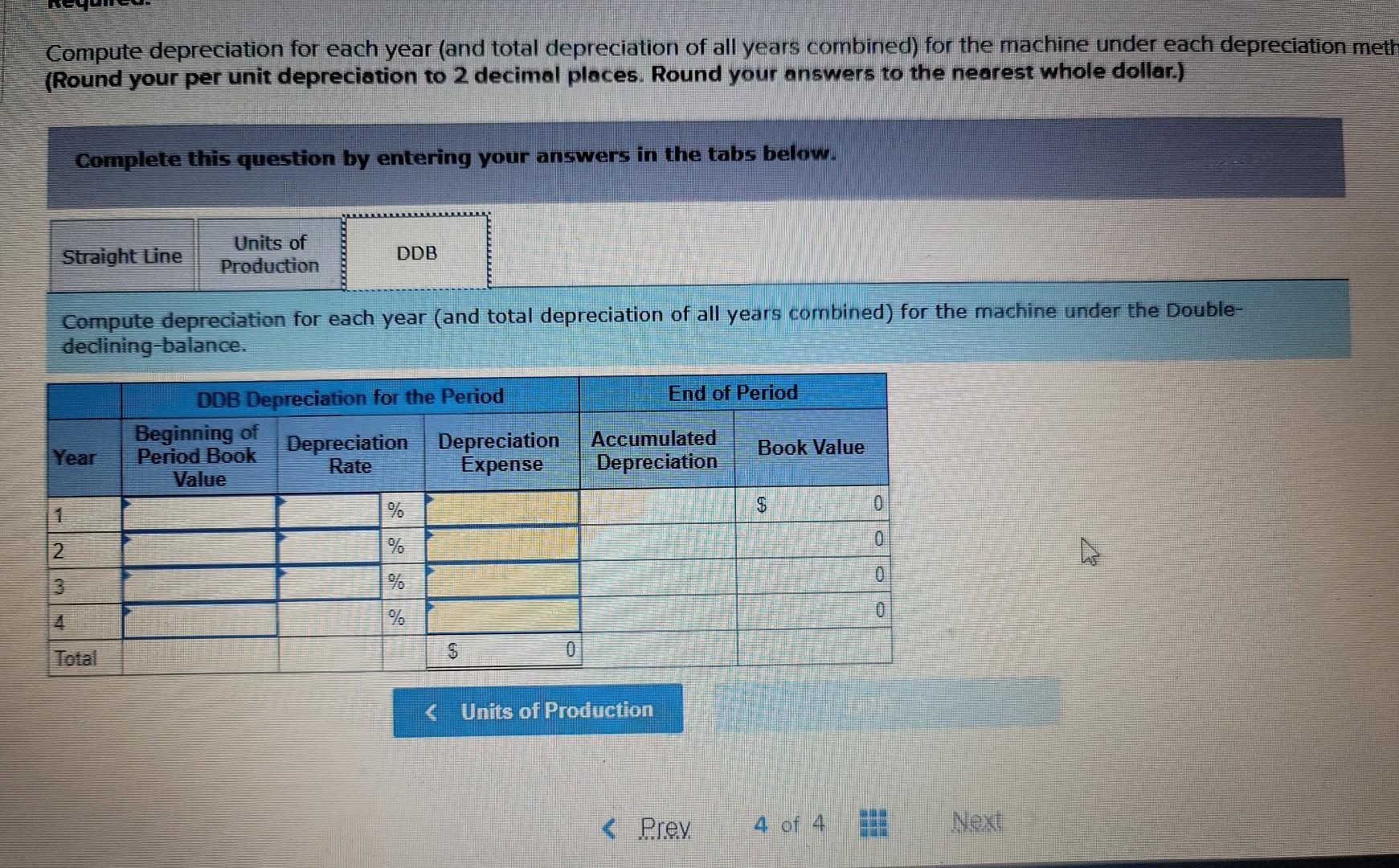 solved depreciation: multiple choice estimates the... Solved Complete this question by entering your answers in | Chegg.com