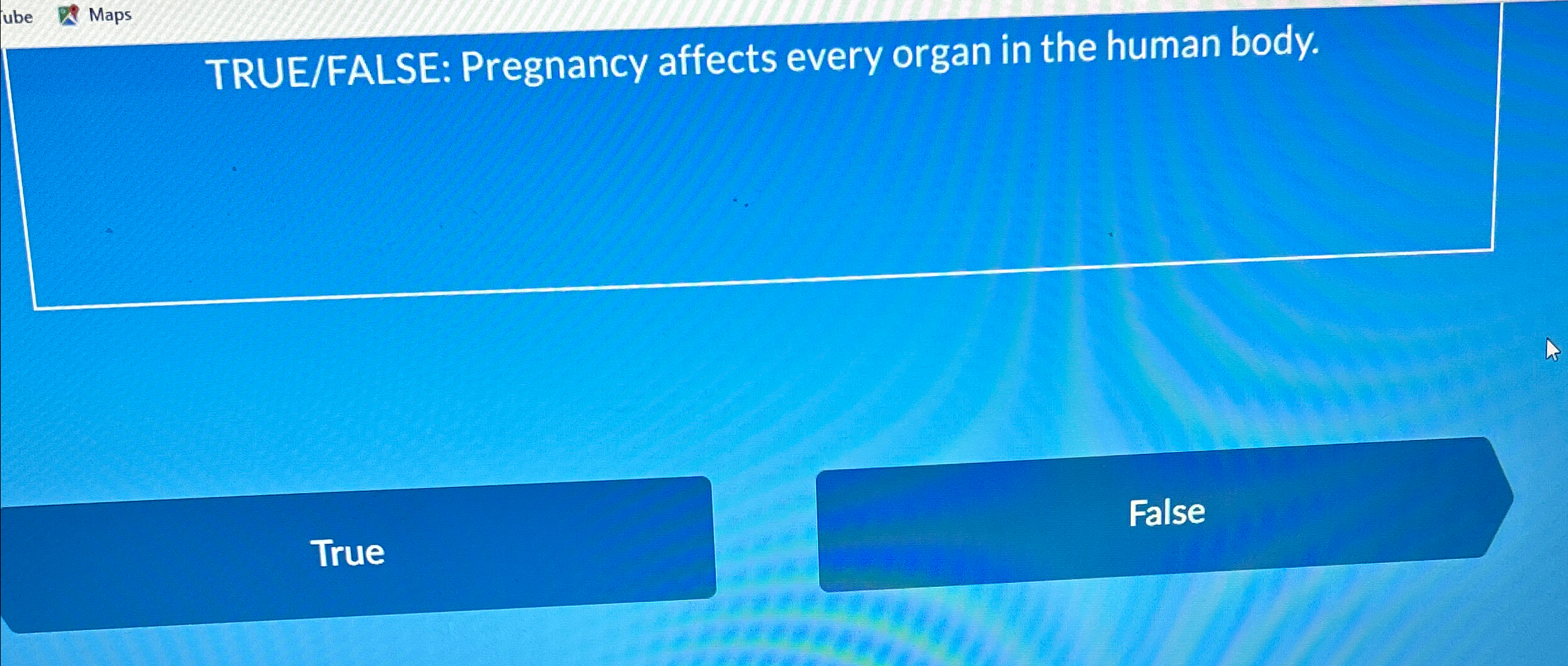 Solved TRUE/FALSE: Pregnancy affects every organ in the | Chegg.com