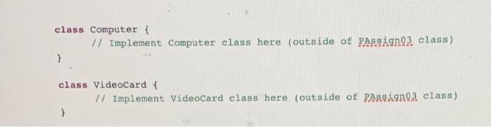 Solved Description Write a Java program to define and test a | Chegg.com