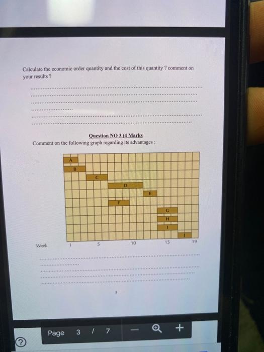 Solved Calculate the economic order quantity and the cost of | Chegg.com